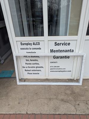 Rama din aluminiu cu geam termopan 24m LowE-clar