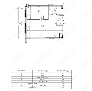 Pf vand ap 2 camere Iris Bd Muncii - imagine 3