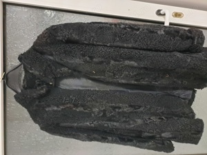 Haina blana Astrahan  în stare foarte bună. - imagine 2