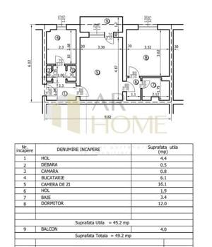 Vanzare apartament 2 camere, in Ploiesti, zona Nord - imagine 13