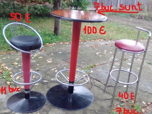 Mese si scaune de vanzare 