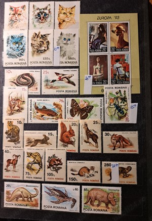 Timbre ROMANIA - nestampilate 1993 - imagine 2