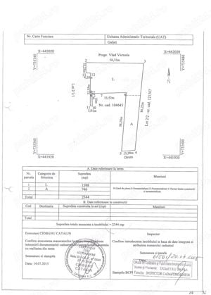 Teren Centura Galati, acces asfaltat Drumul Viilor, 2344mp, 65 euro mp - imagine 2