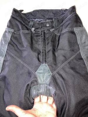  Costumație moto piele textil, HEIN GERICKE, 38 S,pantaloni 36 m damă mici urme de uzura - imagine 9