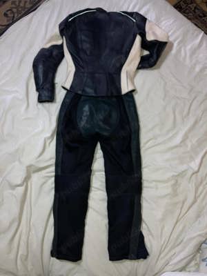  Costumație moto piele textil, HEIN GERICKE, 38 S,pantaloni 36 m damă mici urme de uzura - imagine 10