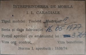  Sofa și masă de toaletă - Mobilă Madrigal RARĂ Negociabil - imagine 2