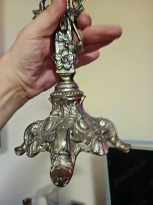 Crucifix antik argintat