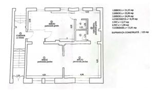 Spatiu Birouri 95 mp, parter inalt, zona Elisabetin - imagine 3