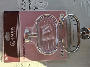 Sapuniera Kadda Nappy F040, suspendata, crom