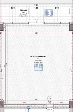 Spatiu Birouri/Comercial - 63,5 mp, Bariera Valcii, zona Biserica/Pod