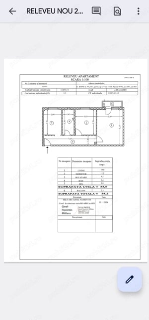 De vânzare apartament 2 camere comfort 1 decomandat