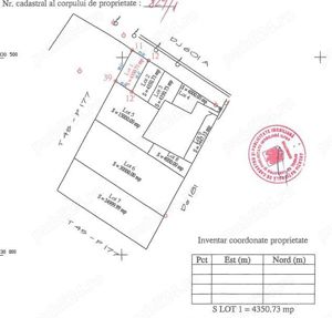 Teren Dragomiresti Vale direct proprietar 4 350 mp 10 E mp - imagine 4