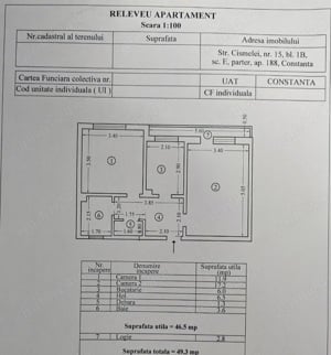 Apartament 2 camere Zona Tic Tac Parter