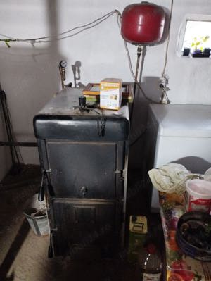 Centrala termica combustibil solid (lemn,carbune,peleti,cereale, gaz) fonta Demrad Solitech 46,5 Kw