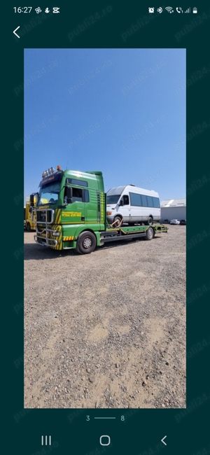 Autoplatforma utilaje MAN TGA Camion de transport auto si utilaje - imagine 8