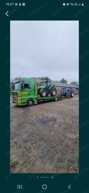 Autoplatforma utilaje MAN TGA Camion de transport auto si utilaje - imagine 4