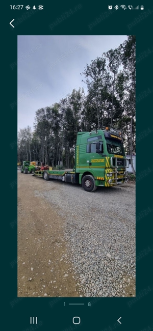 Autoplatforma utilaje MAN TGA Camion de transport auto si utilaje - imagine 7