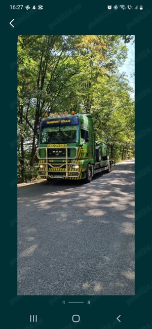 Autoplatforma utilaje MAN TGA Camion de transport auto si utilaje - imagine 6