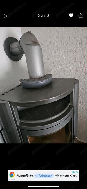 Soba pe lemne 6,5 KW tip Șemineu  - imagine 2