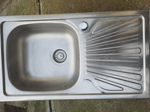 Chiuvetă de bucătărie de inox cu robinet  - imagine 1