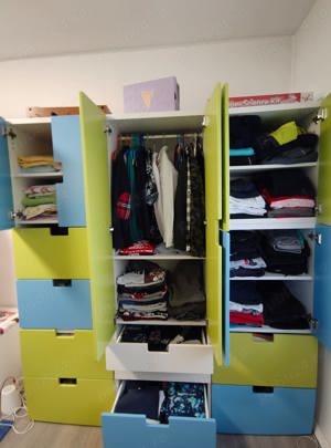 Mobilier copii IKEA (pat supraetajat + Dulap + bancuta + Saltea Dormeo) - imagine 5