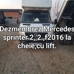 Dezmembrez Mercedes sprinter cub cu lift f2015 - imagine 6