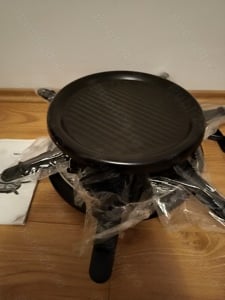 Gratar de masă  Grill electric Nou cu 6 Raclete Cu Plita Caseno