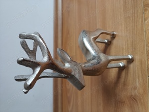 2 Statueta  trofeu Cerb metal, anii 1970-'80, vintage -colecție 