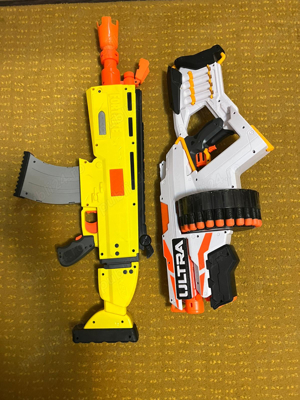 Pusca automata Nerf Ultra One si Fortnite