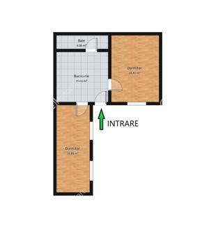 Apartament renovat cu 2 camere si terasa in zona Tribunei din Sibiu - imagine 8