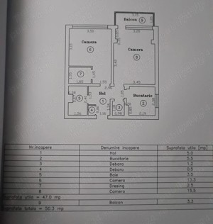 Apartament 2 camere decomandat Complex Studentesc centrala termica etaj 6 din 8 etaje - imagine 10