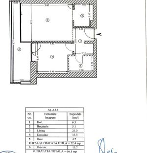 COMISION 0% Apartament 2 camere complex lux Barbu Vacarescu - imagine 2