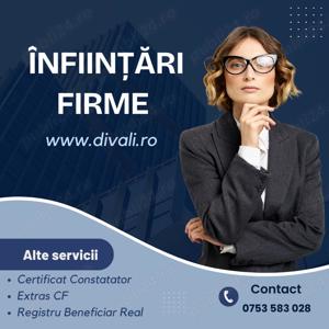 Înființări firme (SRL,PFA)   Înființare firmă