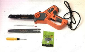 Drujba electrica 220V, ungere automata, lama 20 cm, set complet - imagine 2