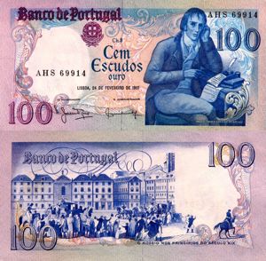  Lot 4 bancnote PORTUGALIA unc