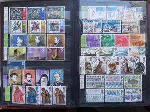 Clasor cu timbre din anglia serii complete. - imagine 3