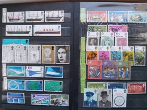 Clasor cu timbre din anglia serii complete. - imagine 2