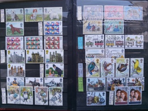 Clasor cu timbre din anglia serii complete. - imagine 4