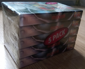 Maxell UR 90 Normal Bias 5Pack Blank Audio Cassettes - imagine 5