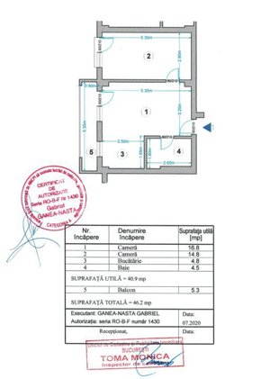 Apartament 2 camere 46 mp | Baneasa | Bloc nou | Mobilat si utilat |  - imagine 4