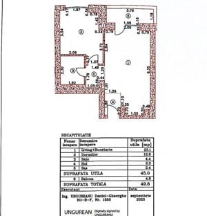 Comision0 Apartament 2 camere NEMOBILAT vedere Promenada Cortina North - imagine 2