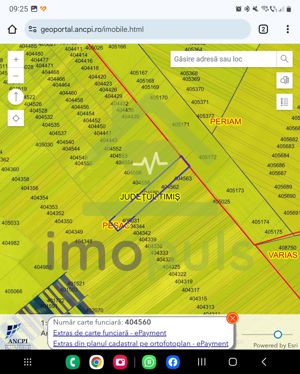 Teren extravilan la Pesac (1,4 euro/mp) - imagine 4