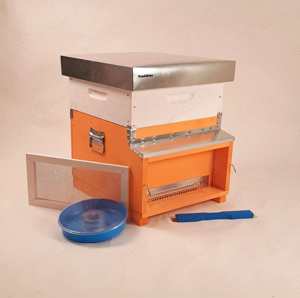 Stupul PASTORAL de 12 rame + Magazie 1 2, rame insarmate, hranitor, gratie hanneman - imagine 2