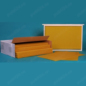 Foițe de ceară naturală   1 1, 1 2, 3 4, calitate pentru stupină - imagine 5