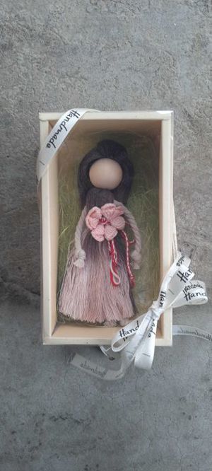 Martisor papusa din ata