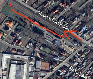 Vând teren 2875mp în loturi de 500 m Ștefănești  str Salcâmilor
