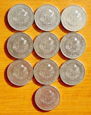 Vand lot 10 monede 1 leu 1966 - imagine 2