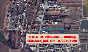 Teren de vanzare intravilan 3000 mp Slatioara judetul Olt - imagine 2