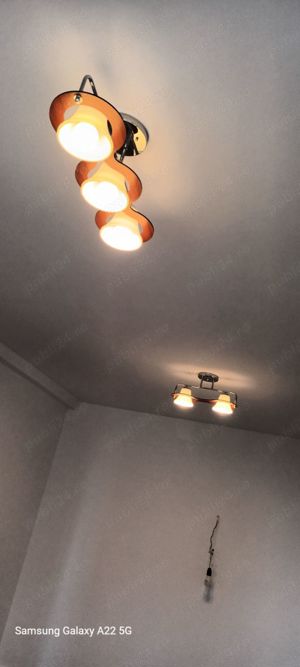 Vând 2 Lustre MINA LY cu 2, respectiv  3 lumini, plafoniera Harry - imagine 3