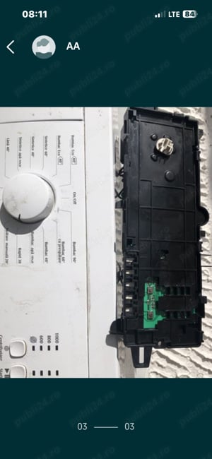 vând placa de bază masina de spalat Arctic - imagine 3